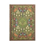Poetry in Bloom Midi 12-month Horizontal Hardback Dayplanner 2025 (Elastic Band Closure)