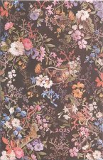 Floralia (William Kilburn) Maxi 12-month Horizontal Hardback Dayplanner 2025 (Elastic Band Closure)