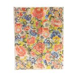 Pear Garden (Peking Opera Embroidery) Ultra 12-month Horizontal Hardback Dayplanner 2025 (Wrap Closure)
