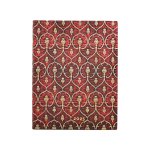 Red Velvet Ultra 12-month Vertical Softcover Flexi Dayplanner 2025 (Elastic Band Closure)