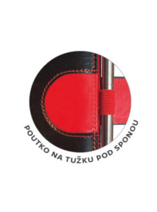 Tďż˝dennďż˝ diďż˝ďż˝ 2025 A5 Flip modro/bďż˝lďż˝