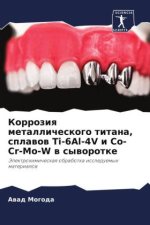 Korroziq metallicheskogo titana, splawow Ti-6Al-4V i Co-Cr-Mo-W w syworotke