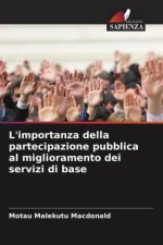 L'importanza della partecipazione pubblica al miglioramento dei servizi di base