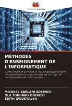 MÉTHODES D'ENSEIGNEMENT DE L'INFORMATIQUE