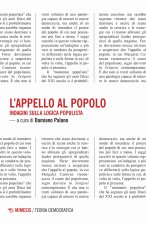 appello al popolo. Indagini sulla logica populista