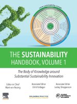 The Sustainability Handbook, Volume 1