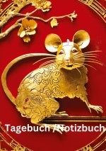Tagebuch / Notizbuch  Chinesische Tierkreis Ratte