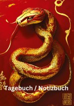 Tagebuch / Notizbuch  Chinesische Tierkreis Schlange