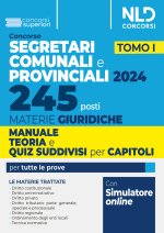 Concorso 245 segretari comunali e provinciali. Manuale teoria e quiz