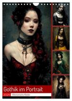 Gothik im Portrait - Viktorianische Kleider (Wandkalender 2025 DIN A4 hoch), CALVENDO Monatskalender