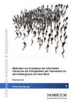 Methoden zur Evaluation der informellen Hierarchie als Erfolgsfaktor der Teamarbeit vor dem Hintergrund von New Work