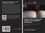Análisis de la traducción histórica de Alejandro Macedonio