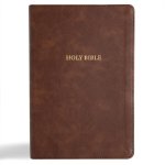 CSB Grace Bible, Brown Leathertouch
