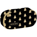 Piórnik owalny Astrabag Golden Teddy