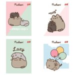 Paczka Zeszyt A5 32 k. linia Pusheen mix wzorów 15 szt.