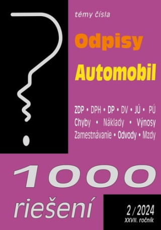 1000 rieďż˝enďż˝ 2/2024  ďż˝ Odpisy, Automobil a podnikateďż˝