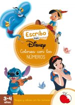 ESCRIBO CON DISNEY. COLOREA CON LOS NUMEROS