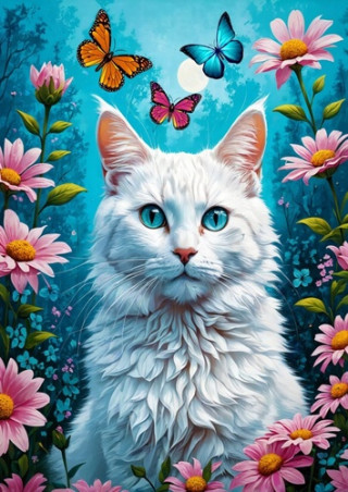 Puzzle Bďż˝lďż˝ koďż˝ka 1000 dďż˝lkďż˝