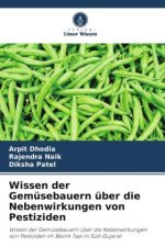 Wissen der Gemüsebauern über die Nebenwirkungen von Pestiziden