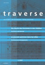 Die Macht des Patriziats in Städten | Le pouvoir patricien dans les villes