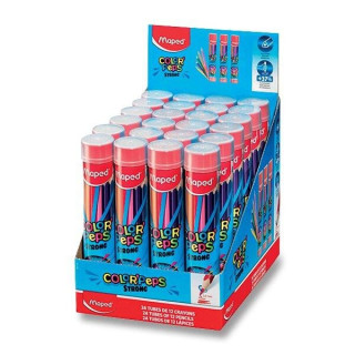 Maped Pastelky Color' Peps v kovovďż˝m pouzdru