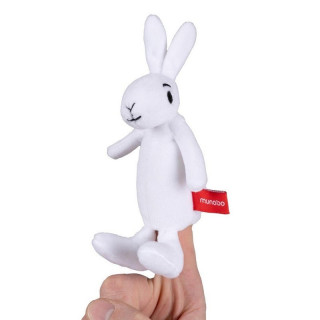 Králík Bobek Maňásek prstový 15 cm ()