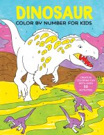 DINOSAUR COLOR BY NUMBER FOR KIDS