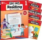 180 Days of Reading, Math, Language, Writing, & Problem Solving for Grade 1: 5-Book Set