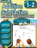 Addition and Subtraction Math Workbook 1st and 2nd Grade