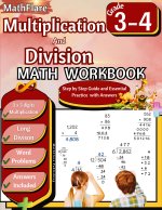 Multiplication and Division Math Workbook 3rd and 4th Grade