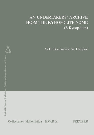 An Undertakers' Archive from the Kynopolite Nome (P. Kynopolites)