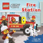 LEGO CITY FIRE STATION PUSH PULL & SLIDE