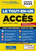 Le tout-en-un ACCES - 25 sujets blancs - Ecrits et oraux - Tutos offerts