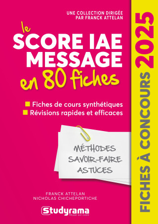 Le Score IAE Message en 80 fiches