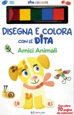 Amici animali. Disegna e colora con le dita