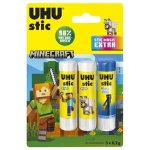 Klej w sztyfcie Minecraft UHU 3 x 8,2g blister
