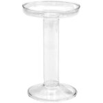Glas Kerzenhalter, 8,5x8,5x15cm, für Kerzen Ø 7cm