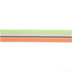 Webband Multi Streifen, Neon Rot/Schwarz/Gelb/Rosa/Iri/Grün