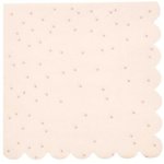 Servietten Punkte, Puder Pink, FSC MIX