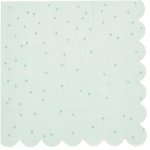 Servietten Punkte, Mint, FSC MIX