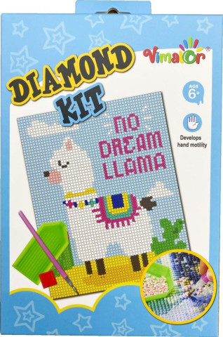 Diamantovďż˝ malovďż˝nďż˝ - Lama