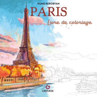 Paris - Livre de coloriage (Kerobyan)(Książka)