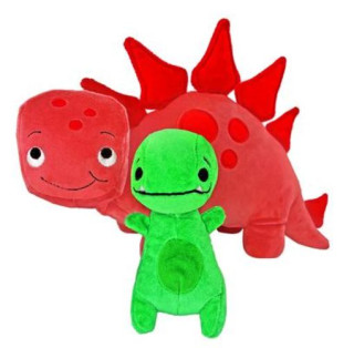 TINY T REX & POINTY PLUSH PAIR