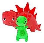 TINY T REX & POINTY PLUSH PAIR