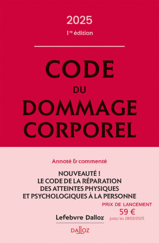 Code du dommage corporel 2025