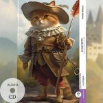 Le Chat botté / Der gestiefelte Kater (Buch + Audio-CD) - Frank-Lesemethode - Kommentierte zweisprachige Ausgabe Französisch-Deutsch, m. 1 Audio-CD, m