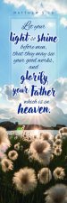 Bookmark - Adult - Let Your Light So Shine - Matthew 5:16
