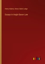 Essays in Anglo-Saxon Law