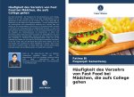 Häufigkeit des Verzehrs von Fast Food bei Mädchen, die aufs College gehen