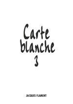 CARTE BLANCHE / 3